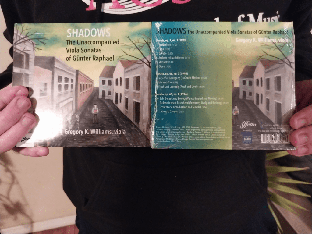 Close-up shot of SHADOWS; Gregory Williams' debut album